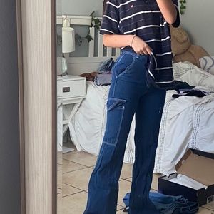 vintage carpenter styled jeans